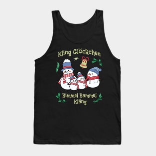 Kling Glöckchen Bimmel Bammel Kläng, funny saying Tank Top